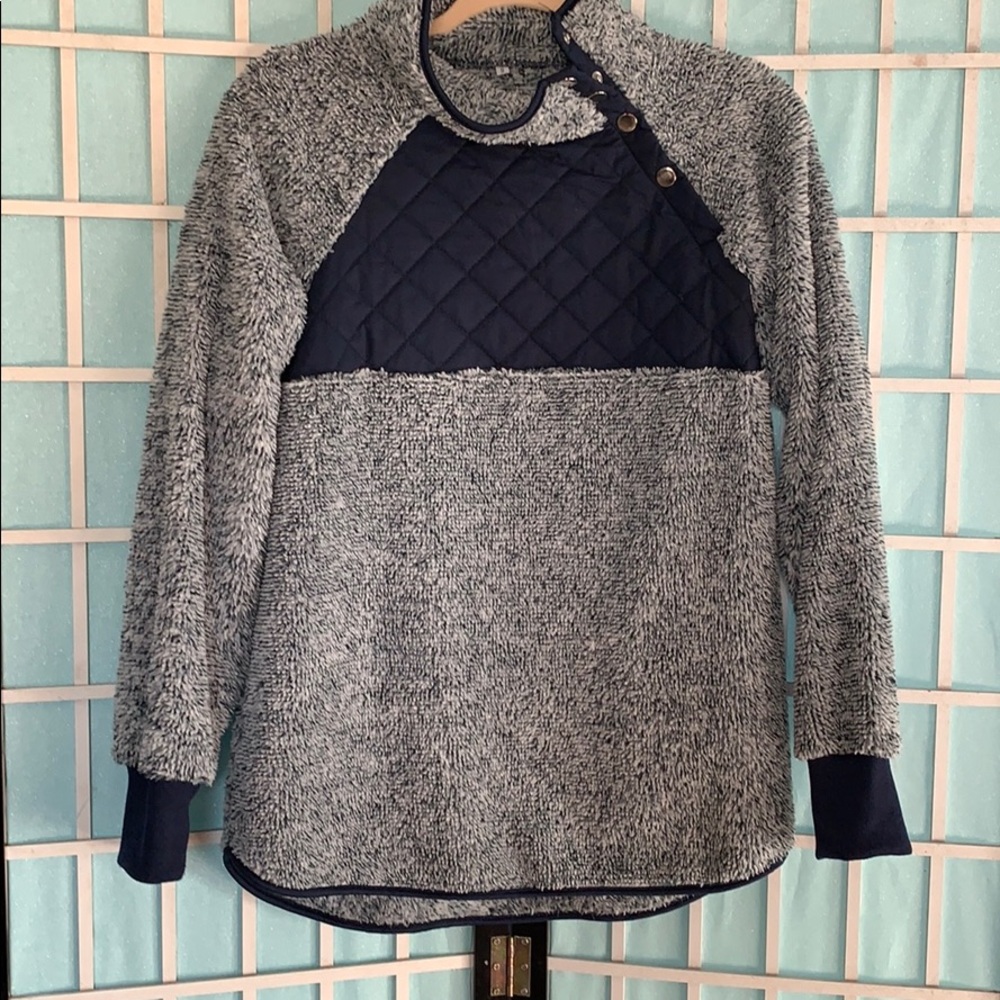 Button up hoodie